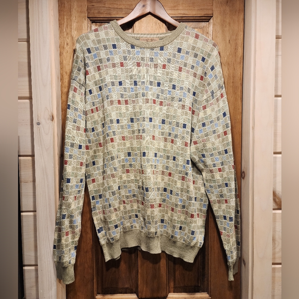 Tricots St Raphael Multicolor Patterned Sweater - image 1